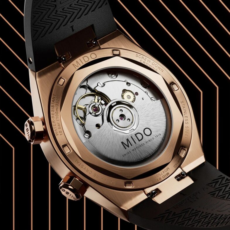 Mido Multifort 8 Two Crowns Rose Gold PVD