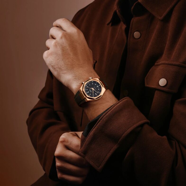 Mido Multifort 8 Two Crowns Rose Gold PVD