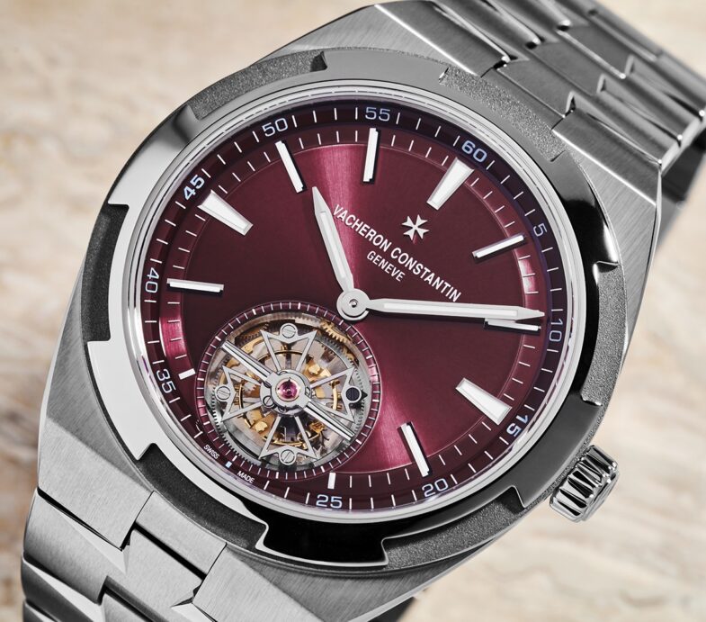 Vacheron Constantin Overseas Tourbillon – красные тона и титан