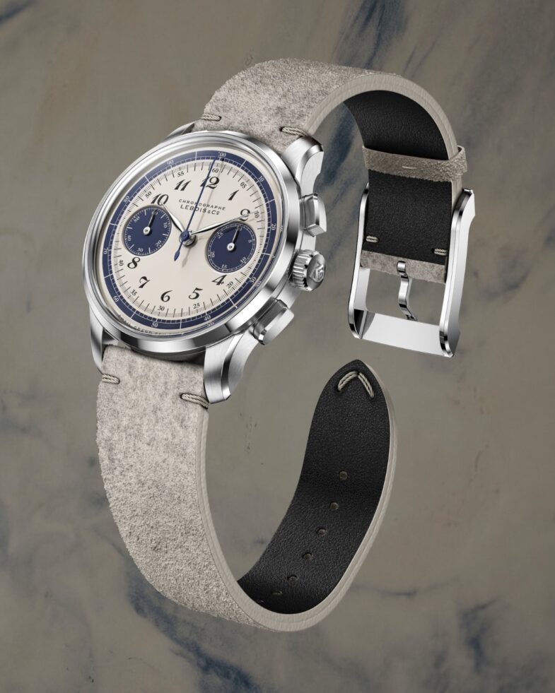 Lebois & Co Heritage Atelier Chronograph ‘Bleu sur Blanc’