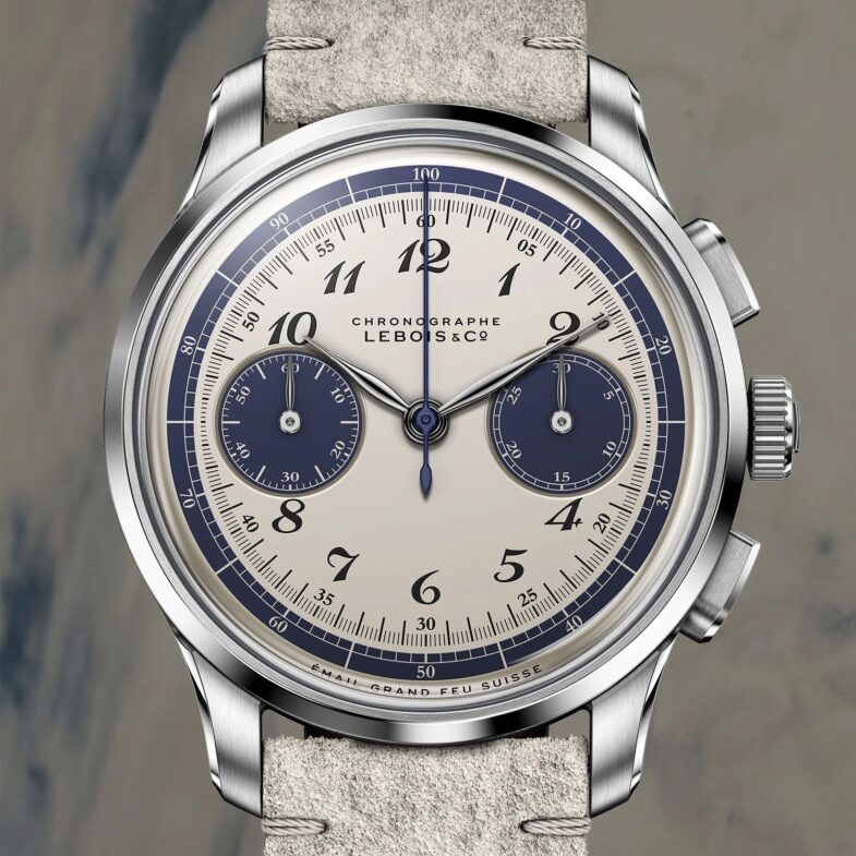 Lebois & Co Heritage Atelier Chronograph ‘Bleu sur Blanc’