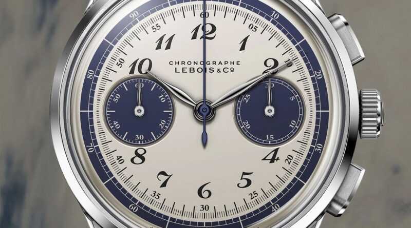 Lebois & Co Heritage Atelier Chronograph ‘Bleu sur Blanc’