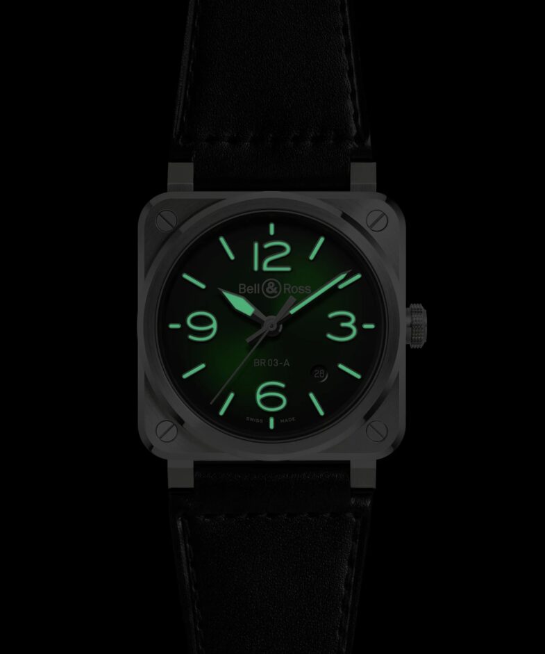 Солнечно-зеленая версия Bell & Ross BR-03