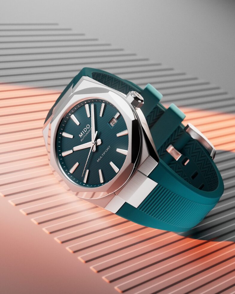 Mido Multifort 8 One Crown - “Midnight green”