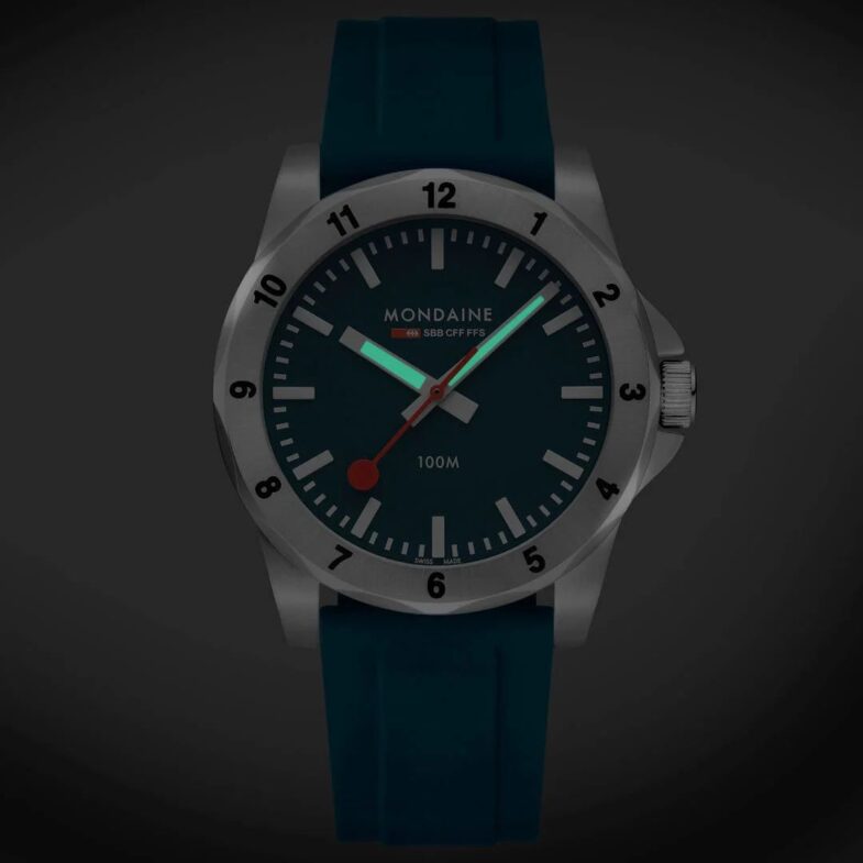 «Спортивные» Mondaine Numeri BlueLake