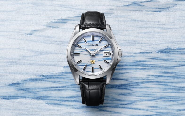 The Citizen Eco-Drive Indigo Washi Paper AQ4090-08A — Утренний туман цвета индиго