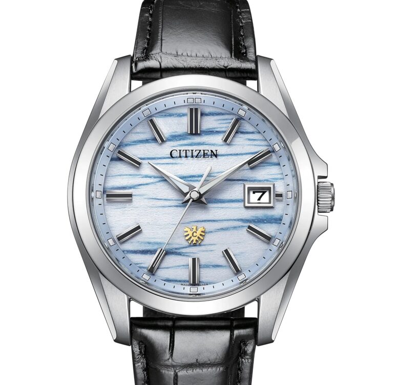The Citizen Eco-Drive Indigo Washi Paper AQ4090-08A — Утренний туман цвета индиго