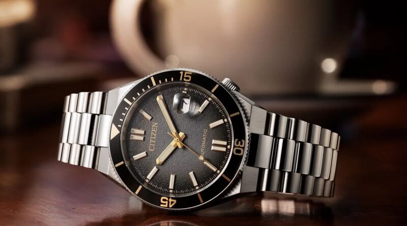Citizen Tsuyosa Shore Timeslip NJ0238-57E — винтажное настроение и теплые золотые акценты