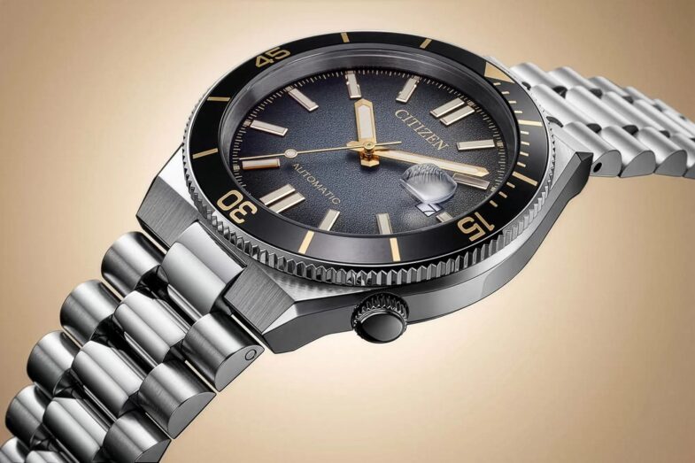 Citizen Tsuyosa Shore Timeslip NJ0238-57E — винтажное настроение и теплые золотые акценты