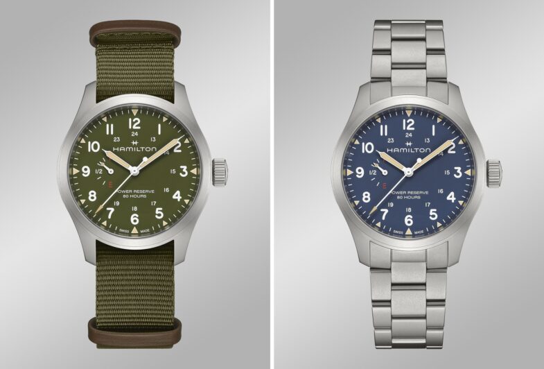 Hamilton Khaki Field Power Reserve 40mm — новые оттенки полевой классики