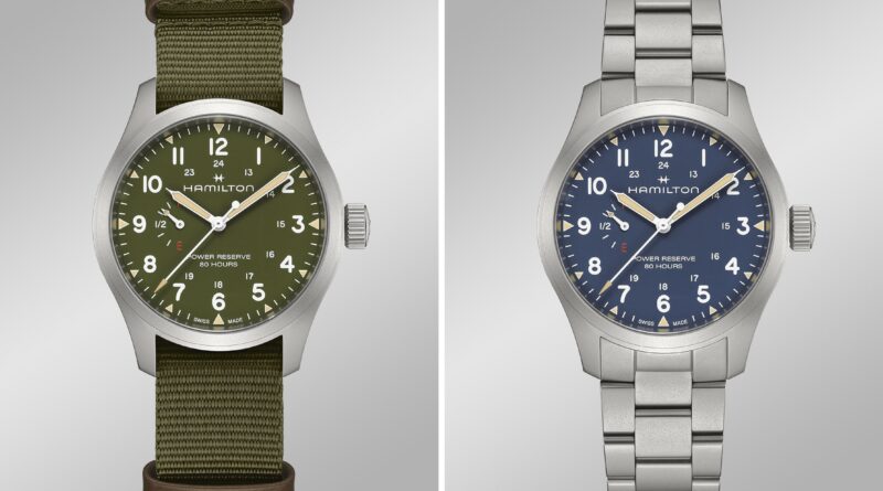 Hamilton Khaki Field Power Reserve 40mm — новые оттенки полевой классики