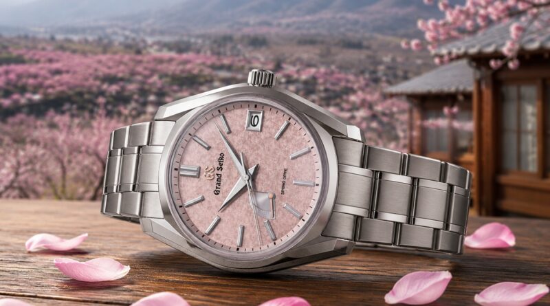Grand Seiko Spring Drive Peach Blossom 62GS — Нежный цвет персика из деревни Нагано