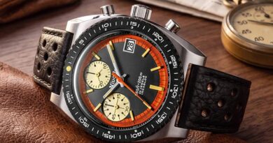 Nivada Grenchen Autochron Automatic Orange