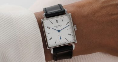 NOMOS Glashütte Tetra 27 white и Tetra 27 duo — геометрия баухауса в компактном формате