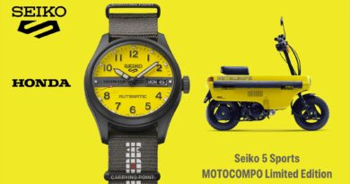 Seiko 5 Sports x Honda Motocompo Limited Edition — издание в честь японского складного скутера