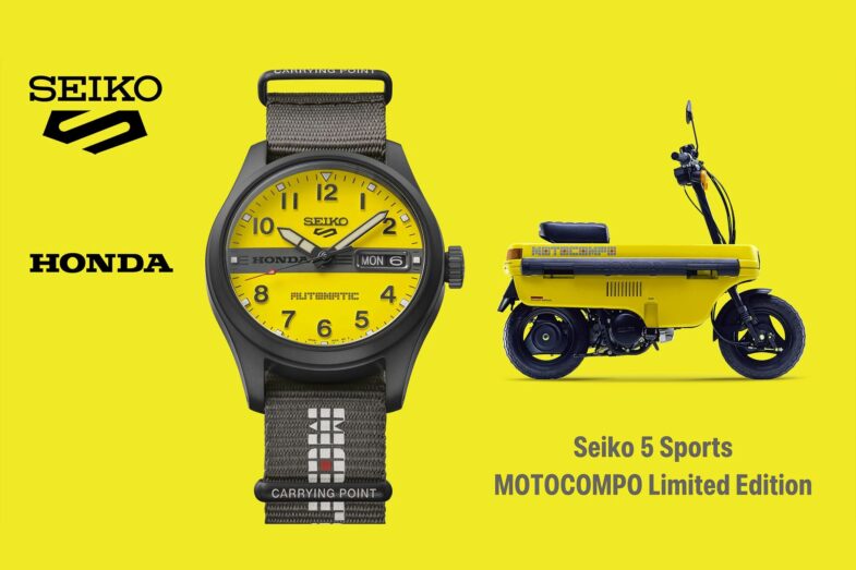 Seiko 5 Sports x Honda Motocompo Limited Edition — издание в честь японского складного скутера