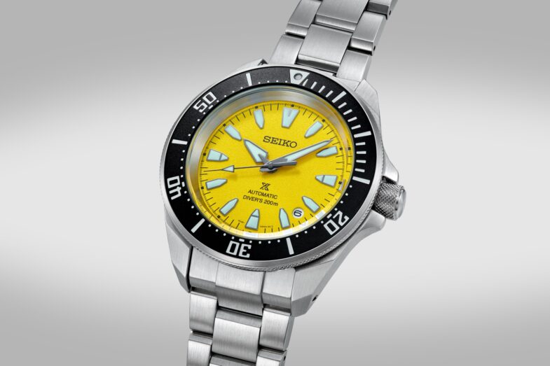 Seiko Prospex HBB003K и HBB004K — закат над морским побережьем