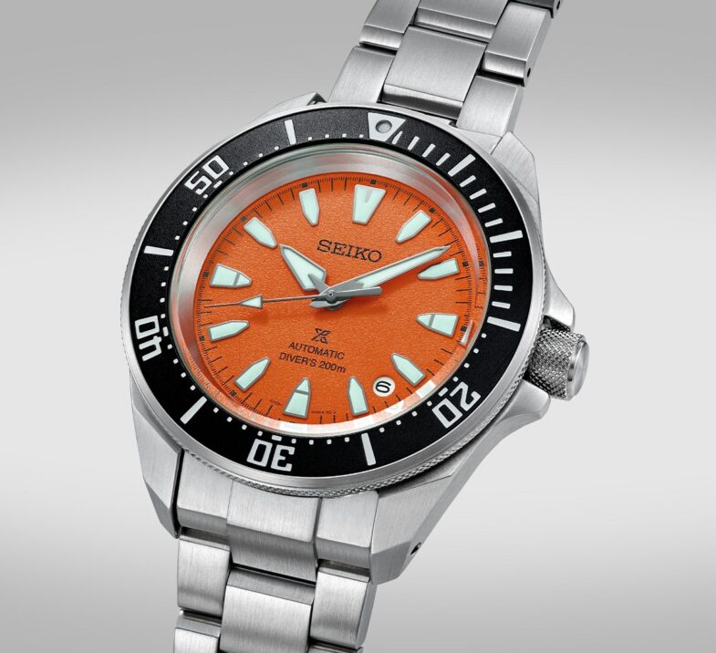 Seiko Prospex HBB003K и HBB004K — закат над морским побережьем