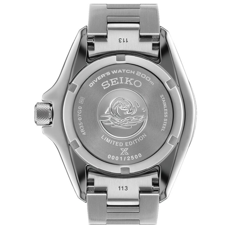 Seiko Prospex HBB003K и HBB004K — закат над морским побережьем