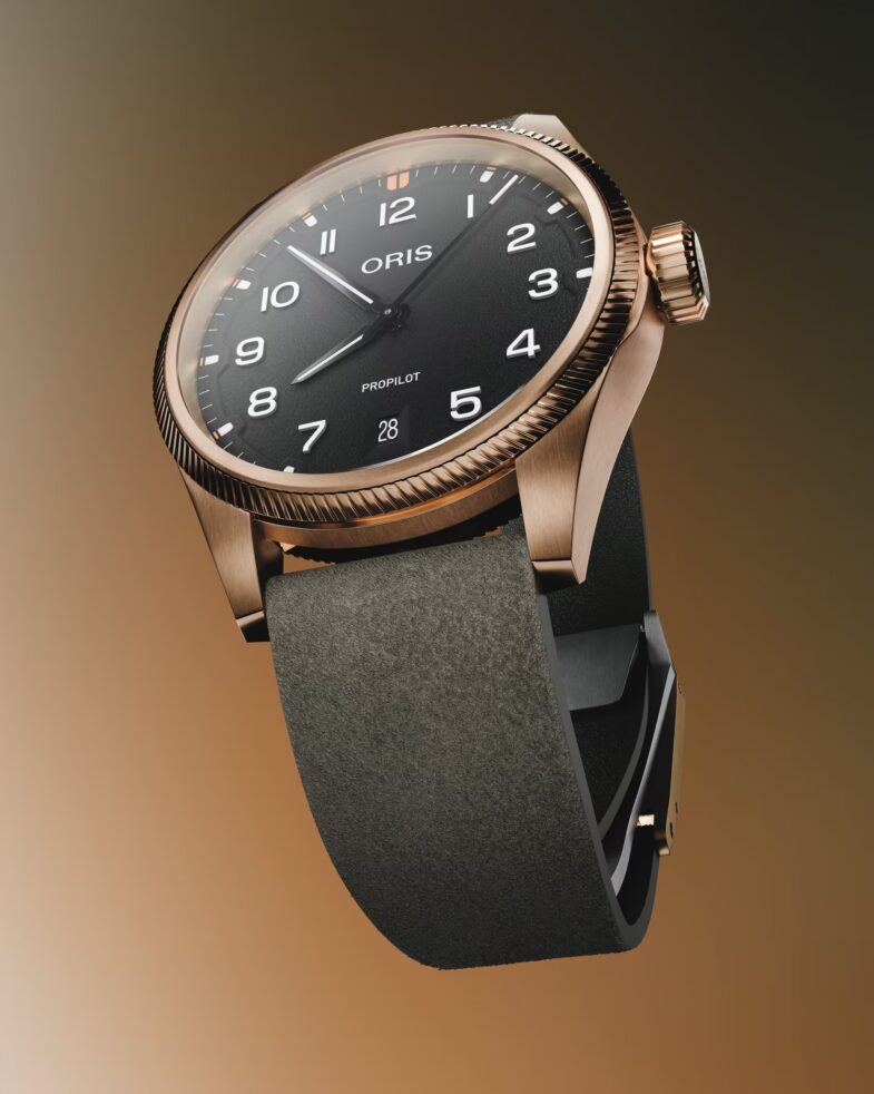 Бронзовое пополнение линейки Oris обновила коллекцию ProPilot Date