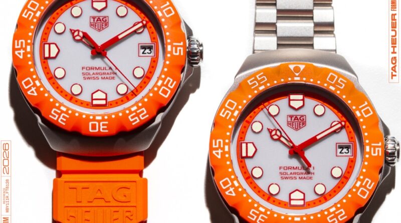 TAG Heuer Formula 1 Zandvoort Limited Edition — яркий оранжевый финал голландского этапа Формулы-1